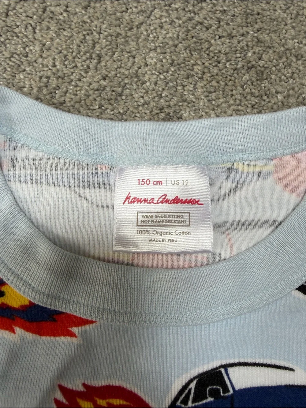 Hannah Andersson Car PJ Set